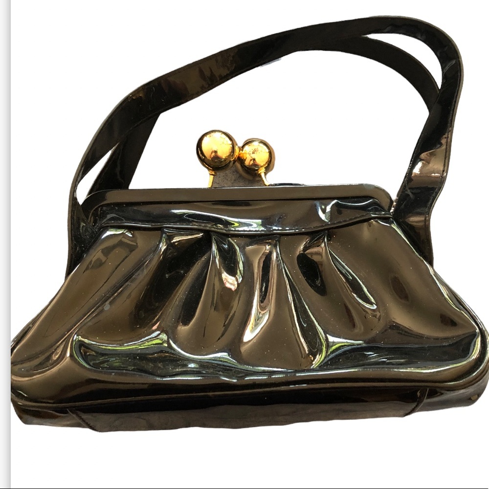 3/$10 Patent leather evening bag